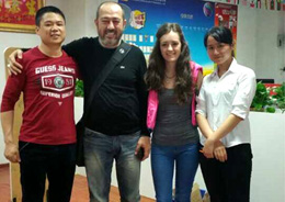 润大世纪新材料合作客户留影